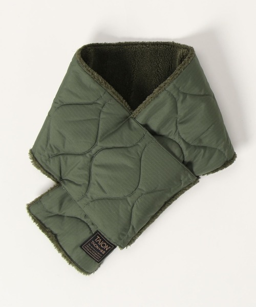 TAION（タイオン）の「TAION / タイオン ミリタリー リバーシブル ダウンスカーフ ダウンマフラー TAION R201ML 1 YGG（マフラー・レディース・その他1/その他3/その他4/その他2/その他5・FREE）」の5枚目の写真
