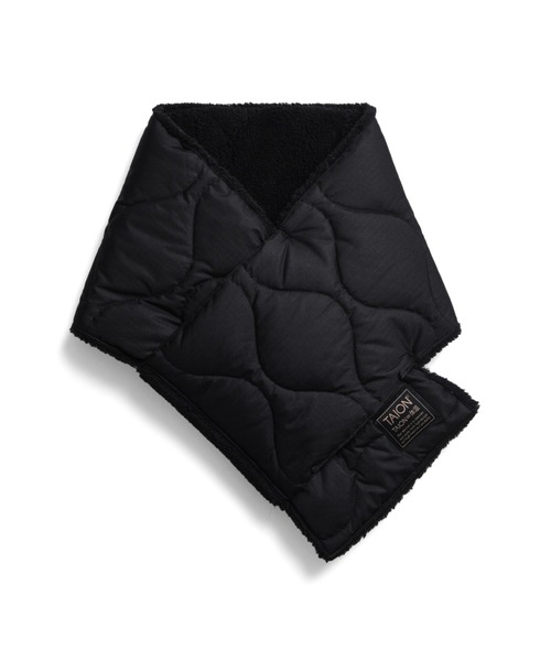 TAION（タイオン）の「TAION / タイオン ミリタリー リバーシブル ダウンスカーフ ダウンマフラー TAION R201ML 1 YGG（マフラー・レディース・その他1/その他3/その他4/その他2/その他5・FREE）」の9枚目の写真