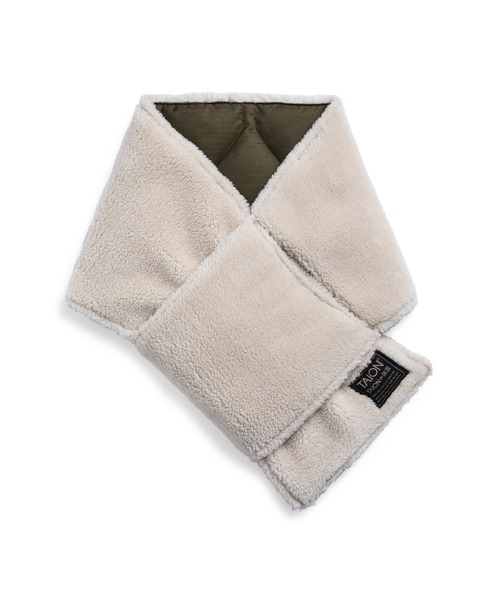 TAION（タイオン）の「TAION / タイオン ミリタリー リバーシブル ダウンスカーフ ダウンマフラー TAION R201ML 1 YGG（マフラー・レディース・その他1/その他3/その他4/その他2/その他5・FREE）」の12枚目の写真