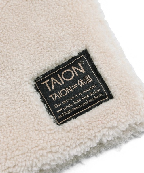 TAION（タイオン）の「TAION / タイオン ミリタリー リバーシブル ダウンスカーフ ダウンマフラー TAION R201ML 1 YGG（マフラー・レディース・その他1/その他3/その他4/その他2/その他5・FREE）」の8枚目の写真