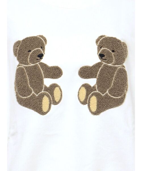 merry jenny（メリージェニー）の「mocomoco bearスウェット（スウェット・レディース・オフホワイト/グレー/レッド・FREE）」の21枚目の写真