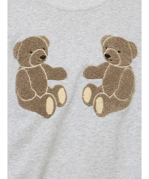 merry jenny（メリージェニー）の「mocomoco bearスウェット（スウェット・レディース・オフホワイト/グレー/レッド・FREE）」の20枚目の写真