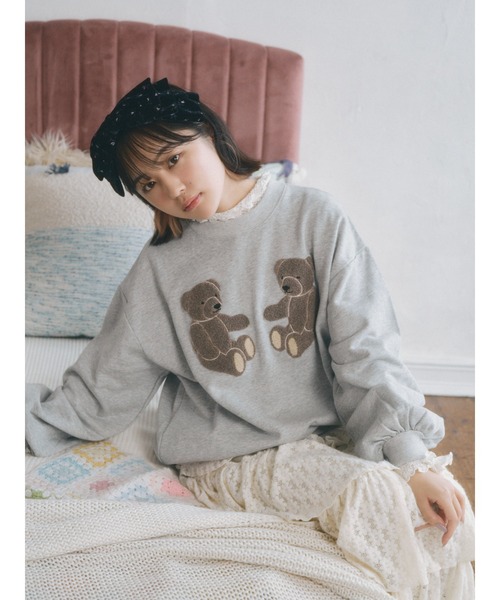 merry jenny（メリージェニー）の「mocomoco bearスウェット