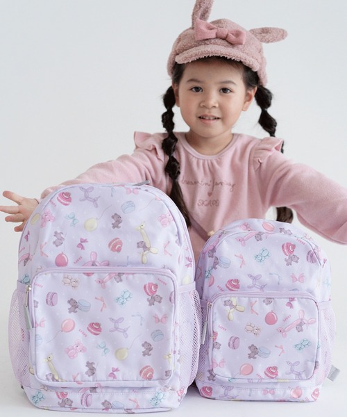 SKAPE（エスケープ）の「ｶﾞｰﾙｽﾞﾘｭｯｸ（バックパック/リュック・キッズ・ホワイト/パープル/イエロー/ピンク・M size/S size）」の17枚目の写真