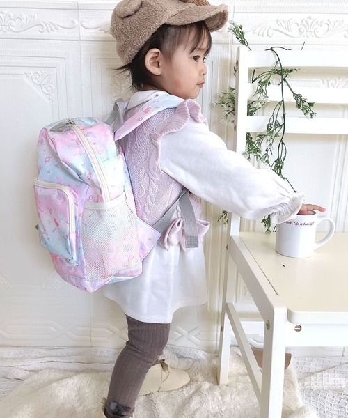 SKAPE（エスケープ）の「ｶﾞｰﾙｽﾞﾘｭｯｸ（バックパック/リュック・キッズ・ホワイト/パープル/イエロー/ピンク・M size/S size）」の5枚目の写真