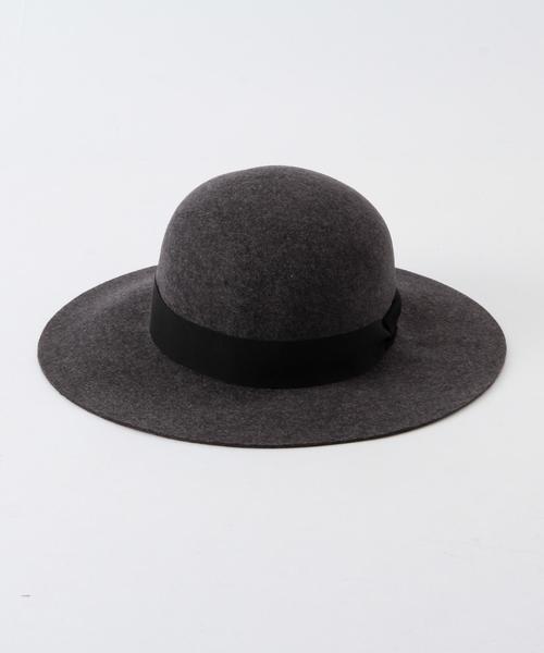 SHIPS for women(シップスフォーウィメン)の「grillo:ラウンドハット◇(ハット・レディース・グレー/ベージュ・ONE SIZE)」の4枚目の写真