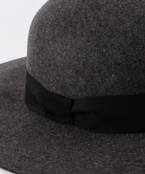 SHIPS for women(シップスフォーウィメン)の「grillo:ラウンドハット◇(ハット・レディース・グレー/ベージュ・ONE SIZE)」の5枚目の写真