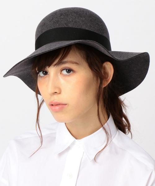SHIPS for women(シップスフォーウィメン)の「grillo:ラウンドハット◇(ハット・レディース・グレー/ベージュ・ONE SIZE)」の7枚目の写真