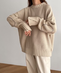 CANAL JEAN | RCW BLUE LABEL(ブルーレーベル) 袖スリットクルーネックニット(ニット/セーター)