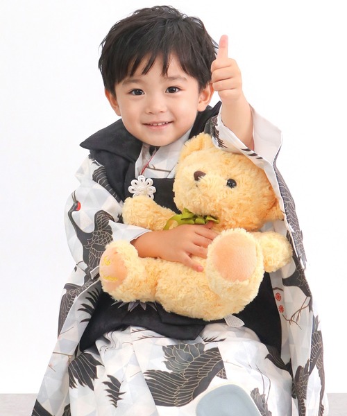 3歳 男の子 七五三 被布 着物 8点セット B（着物）｜KYOETSU