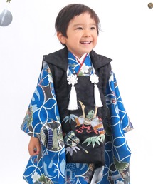 ⭐七五三⭐男の子５歳用 KYOETSU 七五三 着物 5歳 男の子 (着物セット 紋付5歳 家紋入り