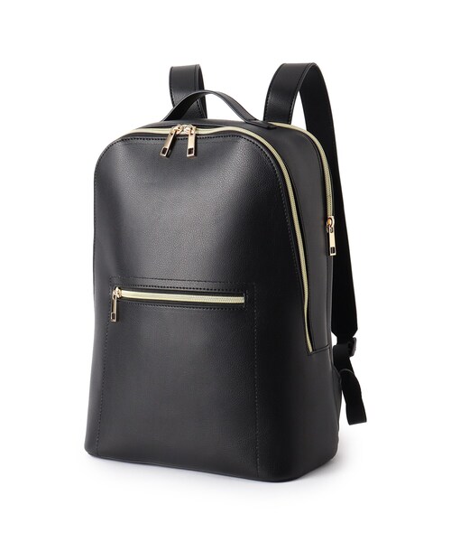 grove（グローブ）の「◆【軽量／A4】フェイクレザー2層リュック（バックパック/リュック・レディース・ブラック/サンドベージュ/ライトグレー/ネイビー系5・00）」の6枚目の写真