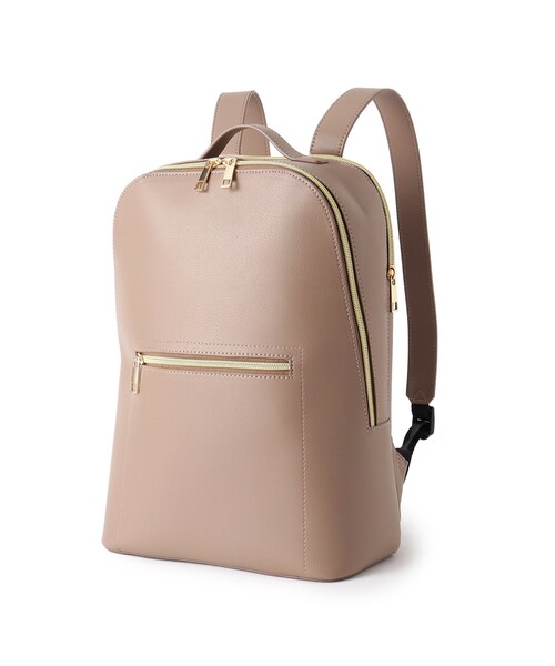 grove（グローブ）の「◆【軽量／A4】フェイクレザー2層リュック（バックパック/リュック・レディース・ブラック/サンドベージュ/ライトグレー/ネイビー系5・00）」の14枚目の写真