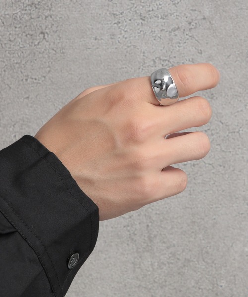 HARE（ハレ）の「ステンレステクスチャーリング(HARE)（リング・メンズ・シルバー・FREE）」の8枚目の写真