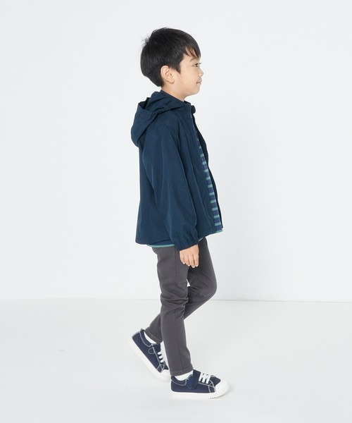 無印良品(ムジルシリョウヒン)の「撥水フードジャケット(キッズ)(その他アウター・キッズ・ネイビー/ベージュ/カーキ/ラベンダー・140/120/130/150/110)」の6枚目の写真