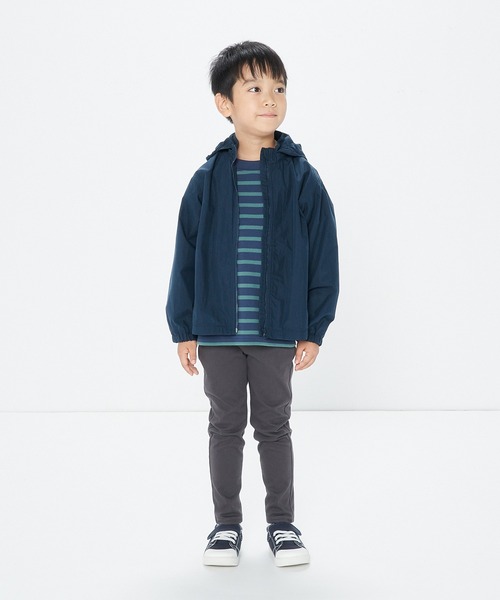 無印良品(ムジルシリョウヒン)の「撥水フードジャケット(キッズ)(その他アウター・キッズ・ネイビー/ベージュ/カーキ/ラベンダー・140/120/130/150/110)」の12枚目の写真