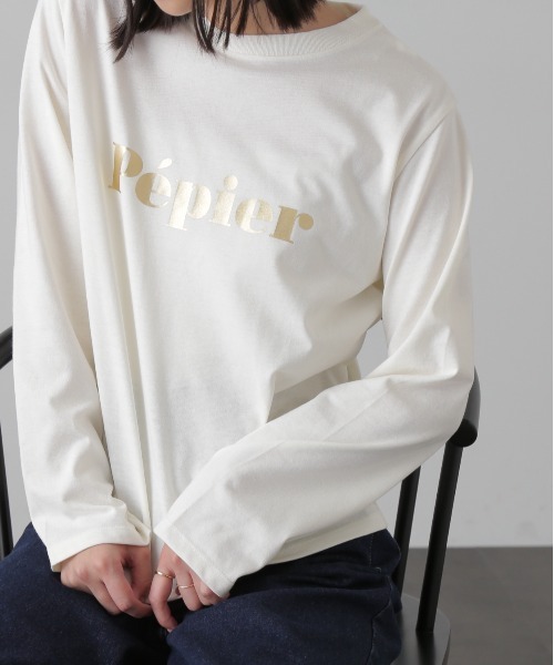 FREE'S MART(フリーズマート)の「◆ロゴロングTシャツ(Tシャツ/カットソー・レディース・ベージュ/ホワイト/ホワイト系その他・FREE)」の17枚目の写真