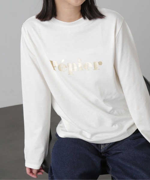 FREE'S MART(フリーズマート)の「◆ロゴロングTシャツ(Tシャツ/カットソー・レディース・ベージュ/ホワイト/ホワイト系その他・FREE)」の18枚目の写真