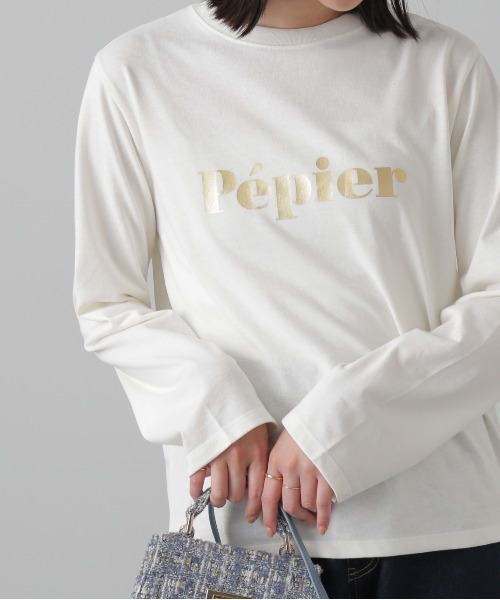 FREE'S MART(フリーズマート)の「◆ロゴロングTシャツ(Tシャツ/カットソー・レディース・ベージュ/ホワイト/ホワイト系その他・FREE)」の16枚目の写真