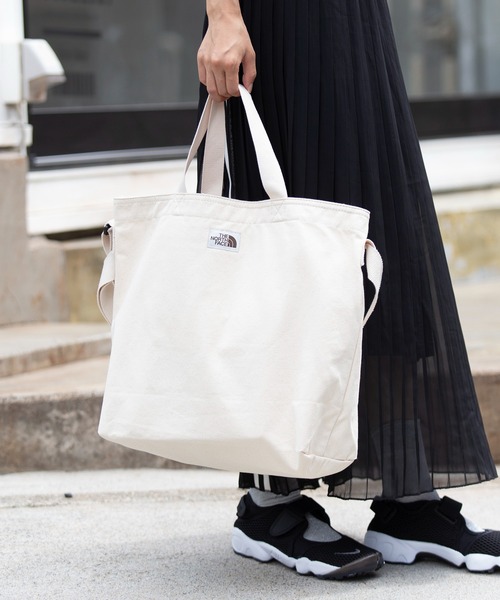 【THE NOTRH FACE】 BIG LOGO SHOULDER BAG‐CREAM The North Face Shoulder Bag Big Logo Shoulder Bag