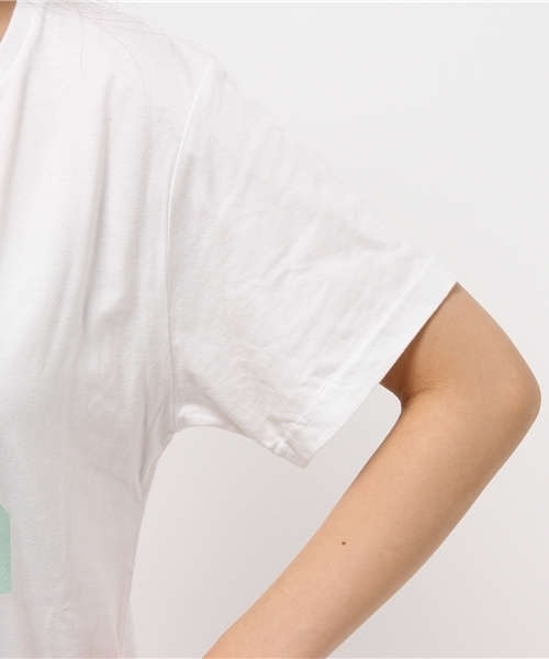 WEGO（ウィゴー）の「WEGO/トロピカルナンバーTシャツ（Tシャツ/カットソー・レディース・ホワイト/ホワイト系その他・FREE）」の9枚目の写真