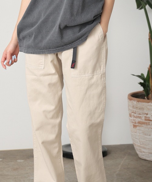 Gramicci（グラミチ）の「Gramicci/グラミチ LOOSE TAPERED RIDGE PANT テーパードパンツ（チノパンツ・メンズ・ベージュ/ネイビー/ブラック/グレイッシュベージュ/オリーブ/ライトベージュ/オリーブ系/グレー/オリーブ系1/セージグリーン/カーキ/ライトグレー/オートミール/ライトグリーン/グリーン/ダークブラウン・S/M/L/XL/2XL）」の7枚目の写真