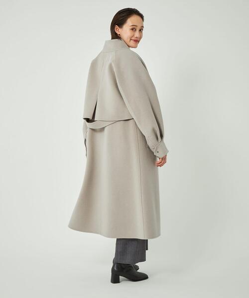 うめ ROKU リバーコート 36 オリーブ 6（ロク）の「＜6(ROKU)＞REVER HOODED PULLOVER COAT/コート（その他
