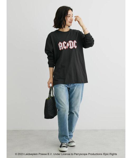 Green Parks(グリーンパークス)の「ROCK Tシャツ(Tシャツ/カットソー・レディース・グレー/オフホワイト・FREE)」の3枚目の写真