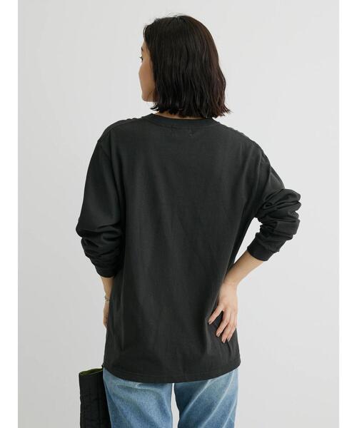 Green Parks(グリーンパークス)の「ROCK Tシャツ(Tシャツ/カットソー・レディース・グレー/オフホワイト・FREE)」の8枚目の写真