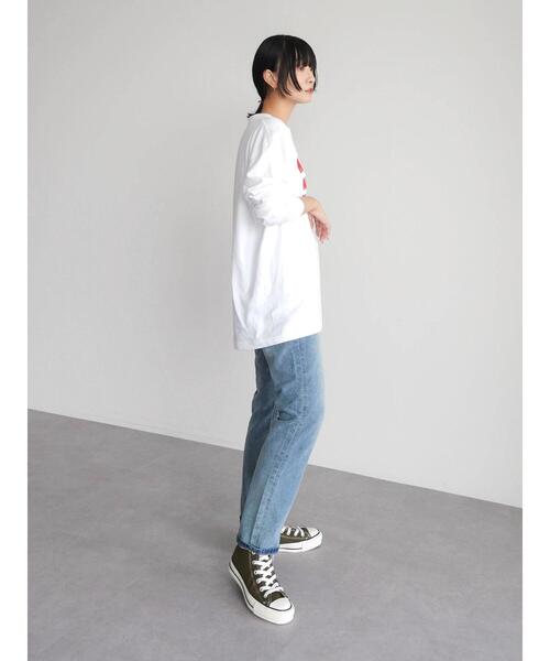 Green Parks(グリーンパークス)の「ROCK Tシャツ(Tシャツ/カットソー・レディース・グレー/オフホワイト・FREE)」の12枚目の写真