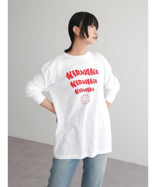 Green Parks(グリーンパークス)の「ROCK Tシャツ(Tシャツ/カットソー・レディース・グレー/オフホワイト・FREE)」の13枚目の写真
