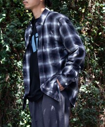 GLOSTER | 【限定展開】【GLOSTER/グロスター】オンブレ チェックシャツ ボタンダウン(シャツ/ブラウス)