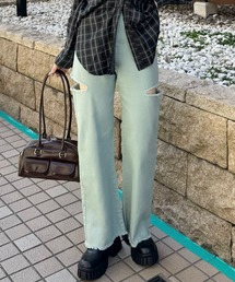 clear | サイドスリットカラーデニム≪2024SS≫(デニムパンツ)