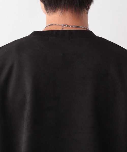 RAGEBLUE（レイジブルー）の「ワンポイント刺繍/カットスウェードクルーネックプルオーバー（スウェット・メンズ・ダークグリーン/ベージュ/ブルー系その他/ブラック/ライトブルー/グリーン/ホワイト/レッド・SMALL/MEDIUM/LARGE）」の19枚目の写真