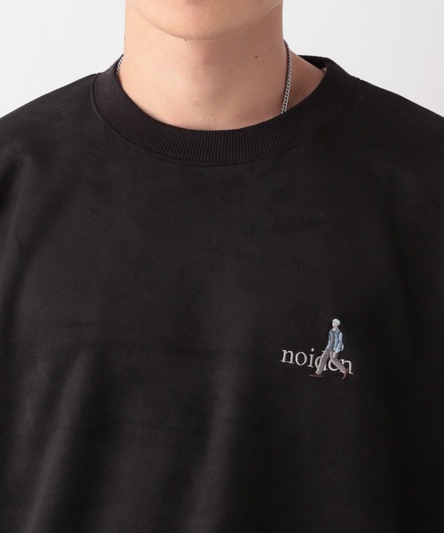 RAGEBLUE（レイジブルー）の「ワンポイント刺繍/カットスウェードクルーネックプルオーバー（スウェット・メンズ・ダークグリーン/ベージュ/ブルー系その他/ブラック/ライトブルー/グリーン/ホワイト/レッド・SMALL/MEDIUM/LARGE）」の20枚目の写真