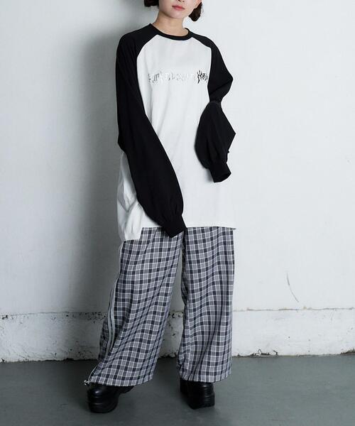 Whinny（ホワイニー）の「Whinny/サンダービリリッティ（Tシャツ/カットソー・レディース・グレー/サックスブルー/ホワイト・FREE）」の21枚目の写真