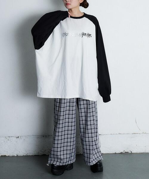 Whinny（ホワイニー）の「Whinny/サンダービリリッティ（Tシャツ/カットソー・レディース・グレー/サックスブルー/ホワイト・FREE）」の22枚目の写真