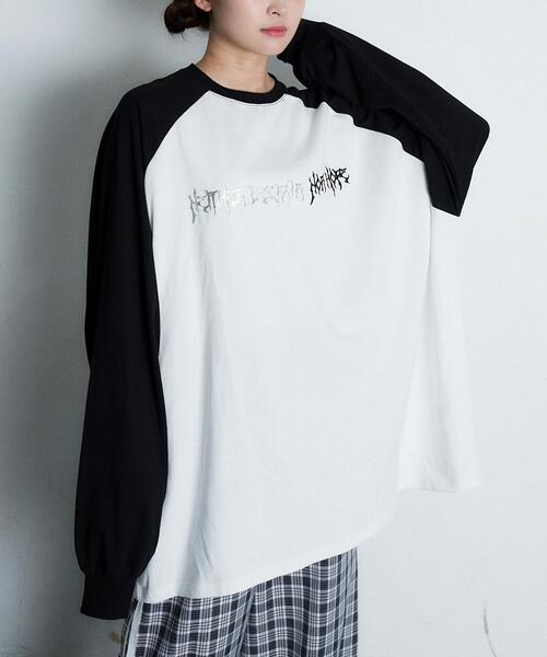 Whinny（ホワイニー）の「Whinny/サンダービリリッティ（Tシャツ/カットソー・レディース・グレー/サックスブルー/ホワイト・FREE）」の20枚目の写真
