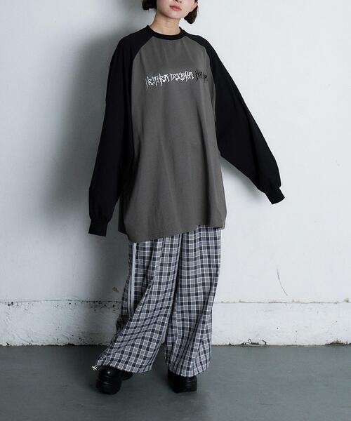 Whinny（ホワイニー）の「Whinny/サンダービリリッティ（Tシャツ/カットソー・レディース・グレー/サックスブルー/ホワイト・FREE）」の17枚目の写真