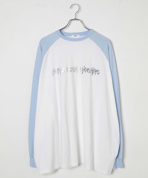 Whinny（ホワイニー）の「Whinny/サンダービリリッティ（Tシャツ/カットソー・レディース・グレー/サックスブルー/ホワイト・FREE）」の9枚目の写真