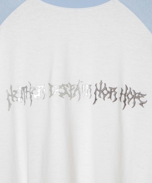 Whinny（ホワイニー）の「Whinny/サンダービリリッティ（Tシャツ/カットソー・レディース・グレー/サックスブルー/ホワイト・FREE）」の7枚目の写真