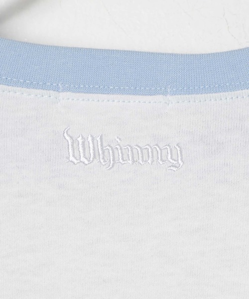 Whinny（ホワイニー）の「Whinny/サンダービリリッティ（Tシャツ/カットソー・レディース・グレー/サックスブルー/ホワイト・FREE）」の5枚目の写真