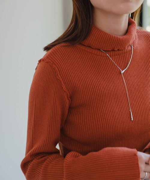 Kastane(カスタネ)の「【fiw.】カーブネックレス(ネックレス・レディース・ゴールド/シルバー・FREE)」の4枚目の写真