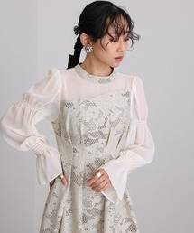 結婚式 パーティー ドレス ミモレ丈 と 袖あり アシンメトリー お呼ばれ フォーマル オケージョンドレス 二次会 成人式 同窓会 謝恩会 20代 30代