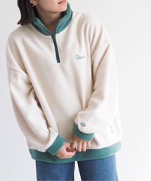 【DISUCUS ATHLETIC】フリースハーフジップスウェット