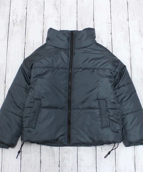 セール】ビッグスタンドカラー中綿ジャケット（ブルゾン）｜ZI-ON