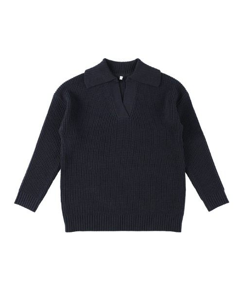 coca（coca）（コカ）の「スキッパーニットプルオーバー（ニット/セーター・レディース・ネイビー/その他1・L/M）」の13枚目の写真