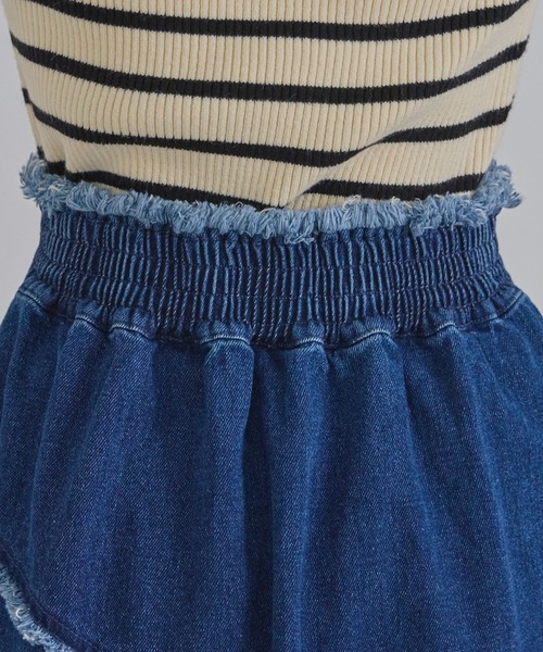 LAVEANGE（ラビアンジェ）の「リメイクデニムスカート（デニムスカート・レディース・ブラック/ネイビー・4L/LL/M/3L）」の22枚目の写真