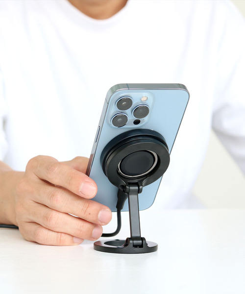 MaGdget(マジェット)の「〈MaGdget/マジェット〉MaGdget Stand/スタンド(スマホグッズ・メンズ・ブラック/グレー/ホワイト・ONE SIZE)」の16枚目の写真