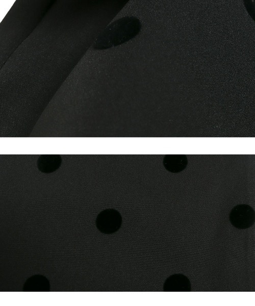 KOBE LETTUCE（コウベレタス）の「フロッキードットハイウエストパンツ（その他パンツ・レディース・ブラック/ベージュ/ブラック系その他/モカ・L/M/S）」の16枚目の写真